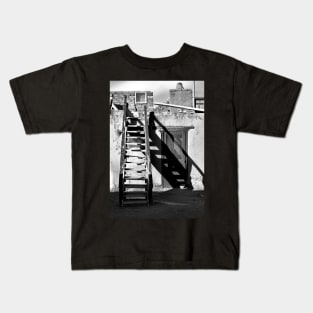 Taos Pueblo Study 4 BW Kids T-Shirt